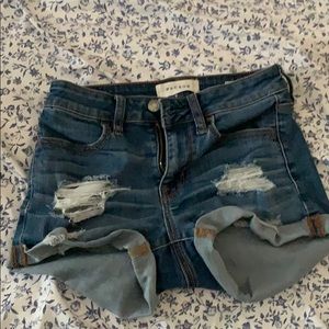 slightly worn PacSun shorts